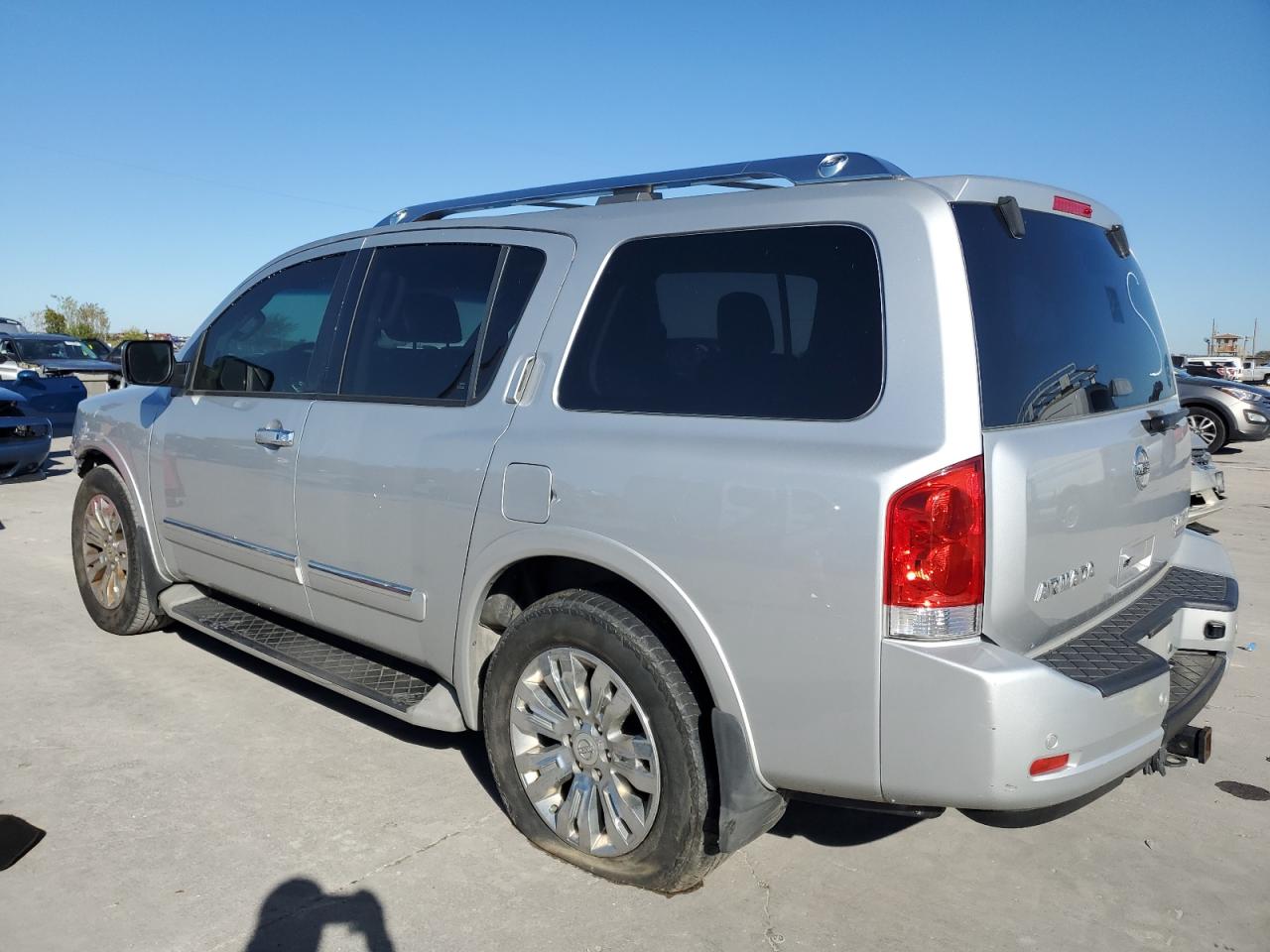2015 Nissan Armada VIN 5N1BA0NF6FN602931 Copart auction photo, front end damage thumbnail 2