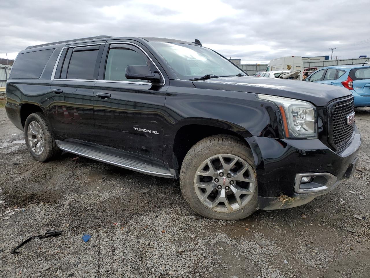 2015 GMC Yukon VIN 1GKS2HKC8FR503793 Copart auction photo, all over / undercarriage damage thumbnail 4
