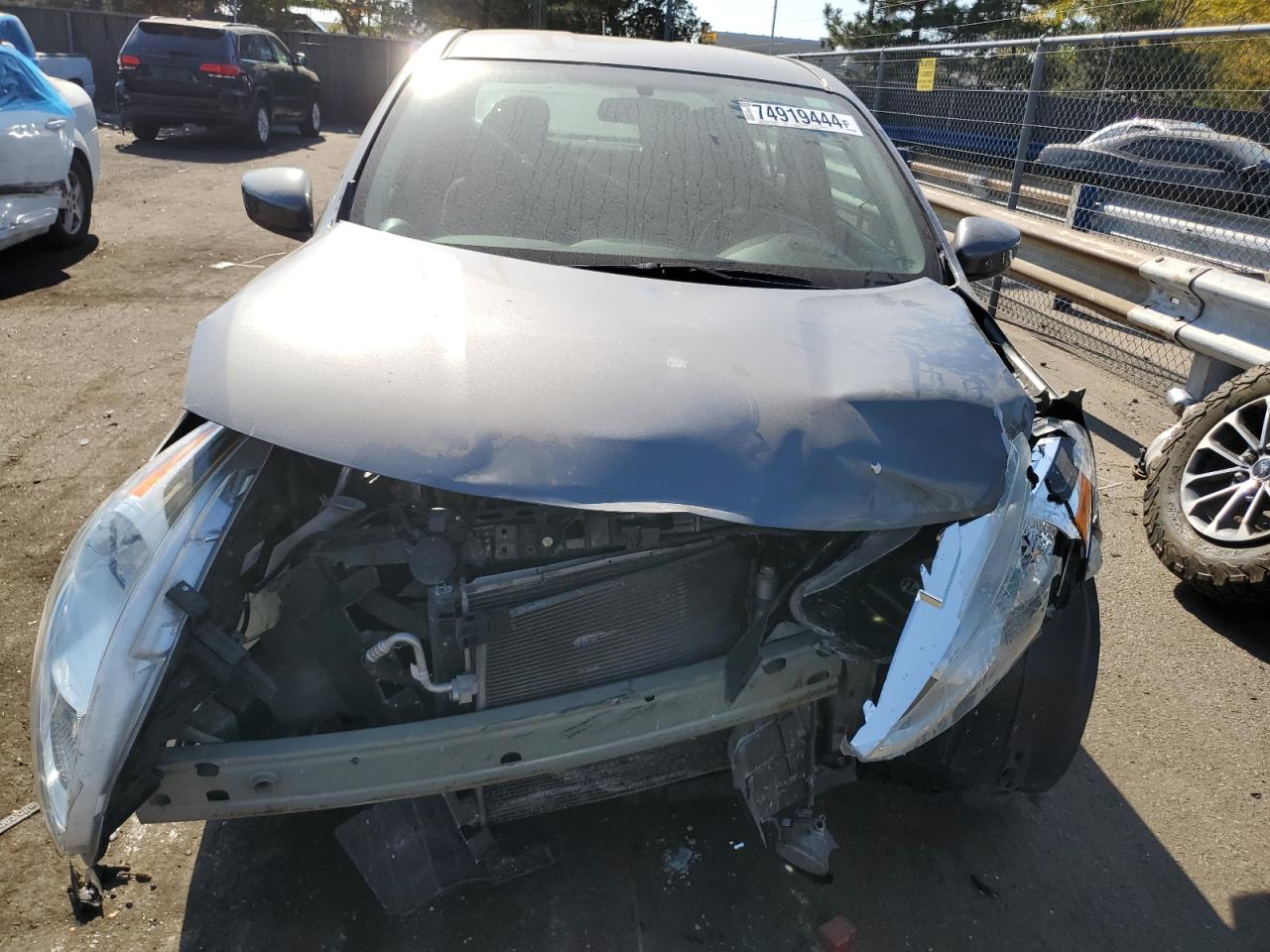 2016 Nissan Versa VIN 3N1CN7APXGL830309 Copart auction photo, front end damage thumbnail 5
