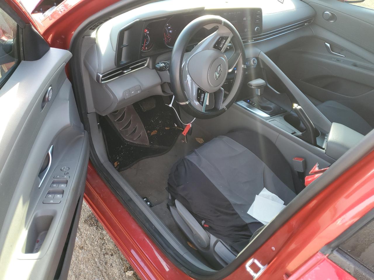 2023 Hyundai Elantra VIN 5NPLM4AG6PH105112 Copart auction photo, front end / side damage thumbnail 8