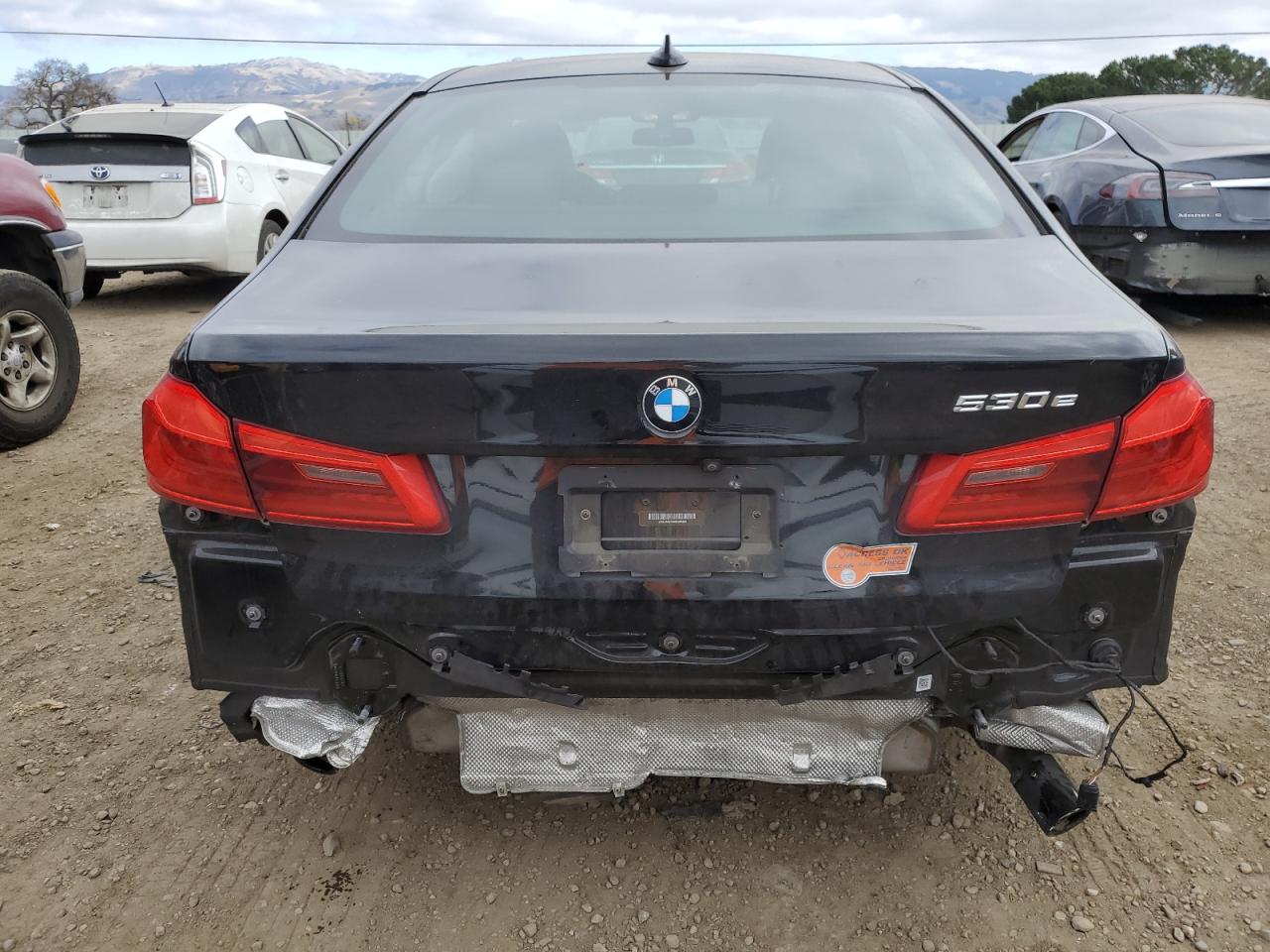 2019 BMW 5er VIN WBAJA9C54KB399402 Copart auction photo, rear end damage thumbnail 6