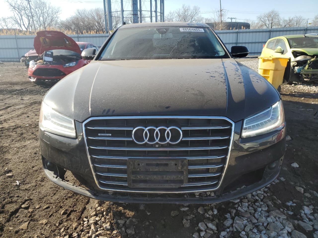2015 Audi A8 VIN WAU32AFD0FN016733 Copart auction photo, front end damage thumbnail 5