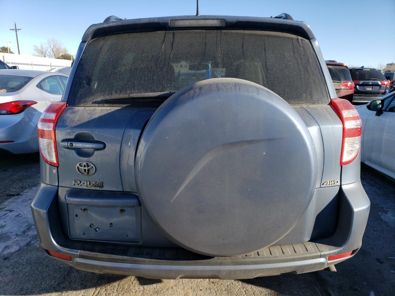 2012 Toyota RAV 4 VIN 2T3DK4DV3CW087711 Copart auction photo, front end / hail damage thumbnail 6