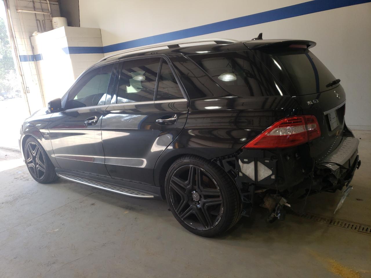 2013 Mercedes-Benz M-klasse VIN 4JGDA7EB0DA214628 Copart auction photo, rear end / front end damage thumbnail 2