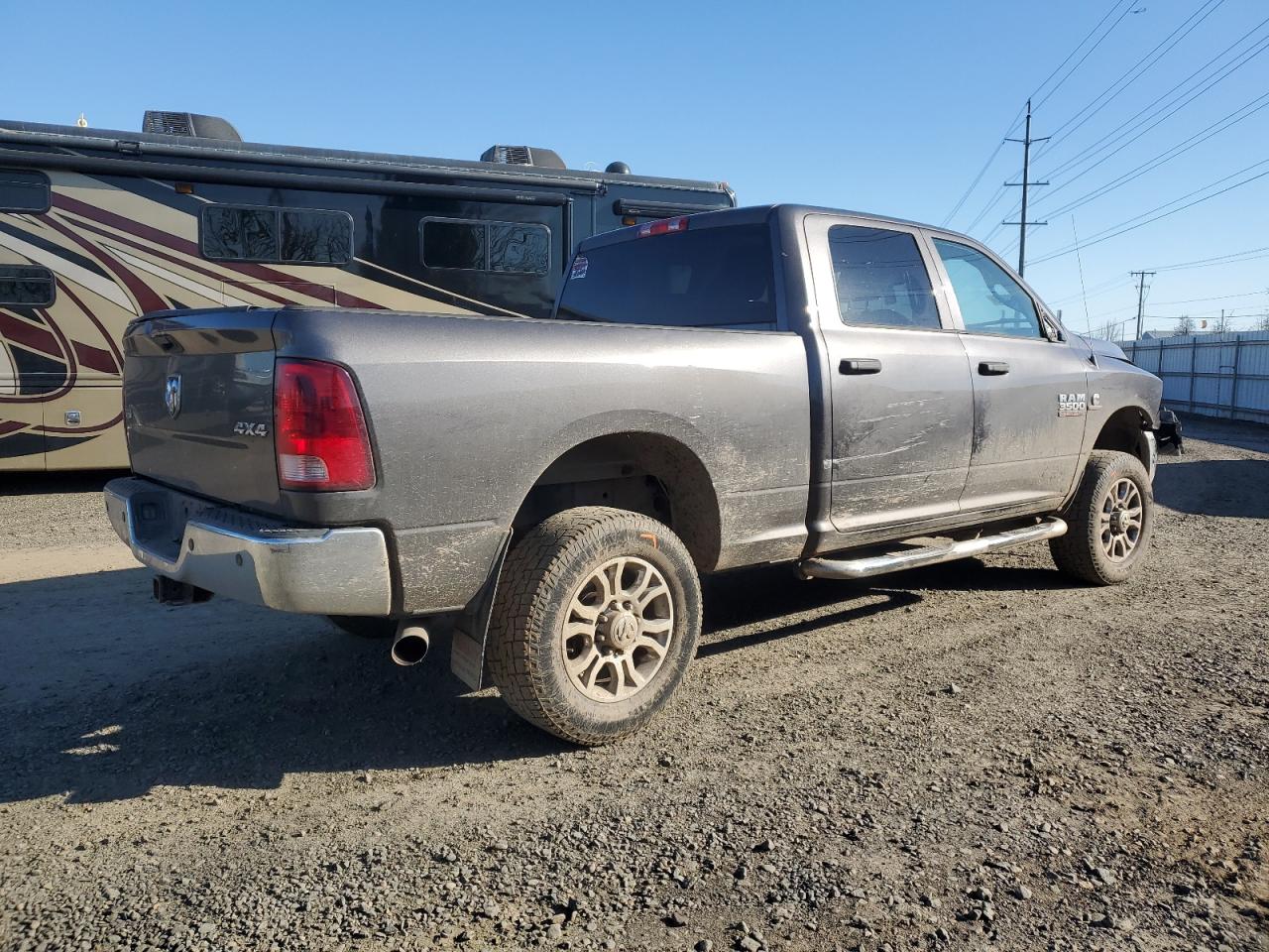 2014 RAM 3500 VIN 3C63R3CL3EG191059 Copart auction photo, all over damage thumbnail 3