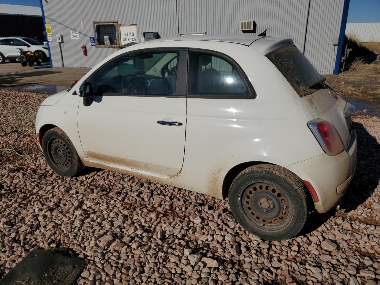 2012 Fiat 500 VIN 3C3CFFAR3CT309243 Copart auction photo, side / front end damage thumbnail 2