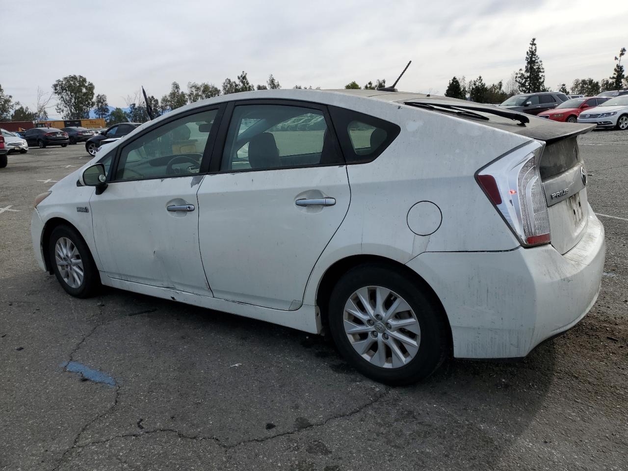 2014 Toyota Prius VIN JTDKN3DPXE3059324 Copart auction photo, front end / rear end damage thumbnail 2