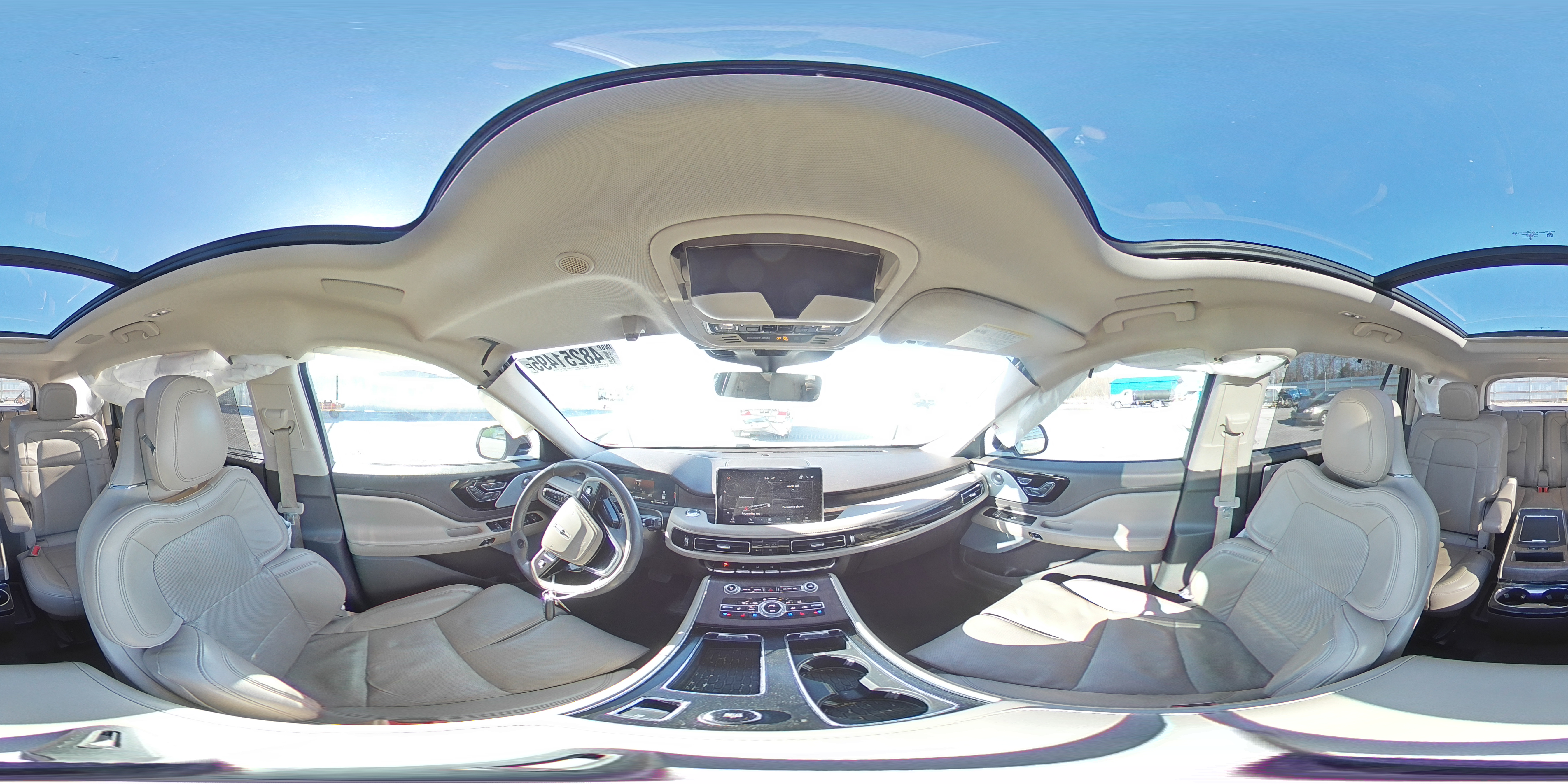 2021 Lincoln Aviator VIN 5LM5J7WCXMGL07498 Copart auction photo, front end / hail damage thumbnail 14