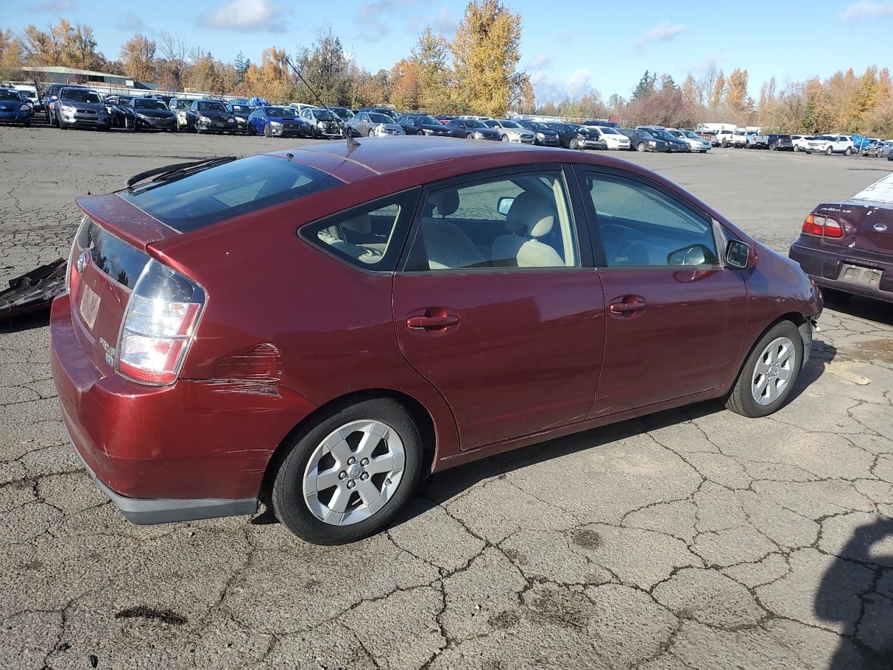 2005 Toyota Prius VIN JTDKB20U457047273 Copart auction photo, front end damage thumbnail 3