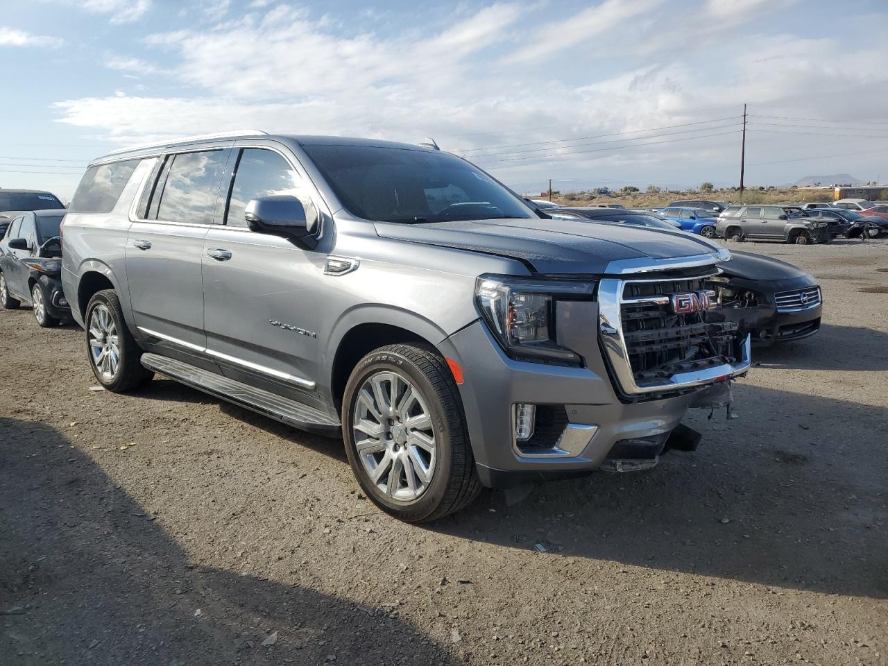 2021 GMC Yukon VIN 1GKS2GKD7MR453176 Copart auction photo, front end damage thumbnail 4