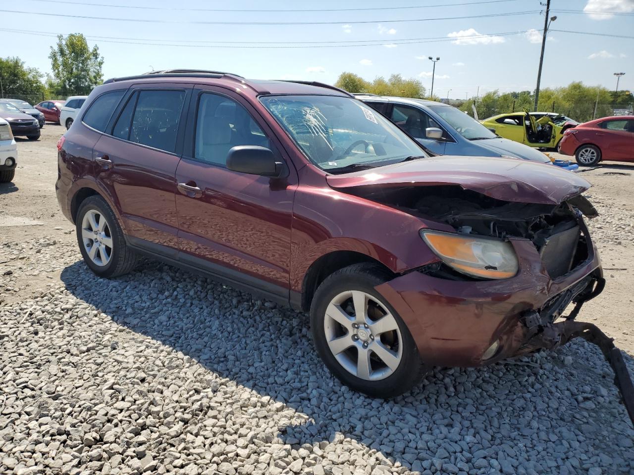 2008 Hyundai Santa Fe VIN 5NMSH13E58H209289 Copart auction photo, front end / minor dent/scratches damage thumbnail 4