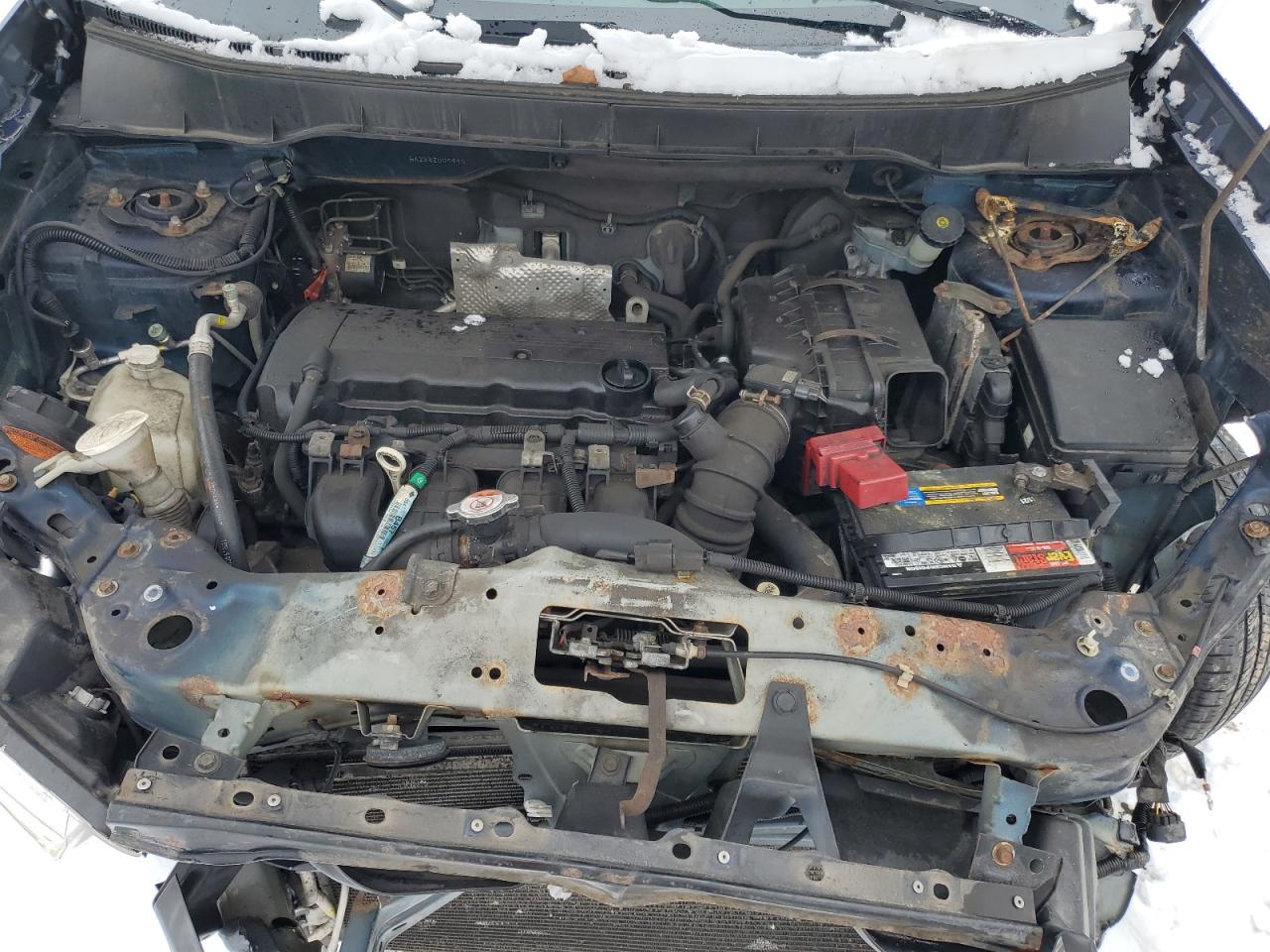 2011 Mitsubishi Outlander VIN JA4AR4AU2BZ009990 Copart auction photo, all over damage thumbnail 13