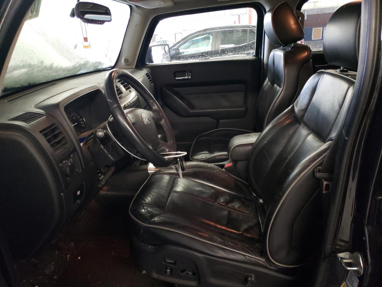 2009 Hummer H3 VIN 5GNEN13EX98140981 Copart auction photo, front end / undercarriage damage thumbnail 7
