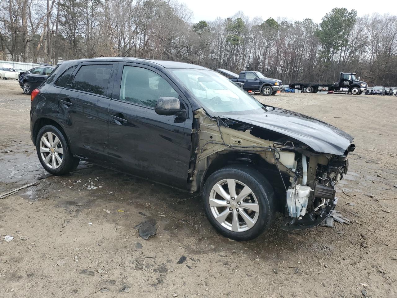 2013 Mitsubishi Outlander VIN 4A4AP3AU7DE014742 Copart auction photo, front end damage thumbnail 4