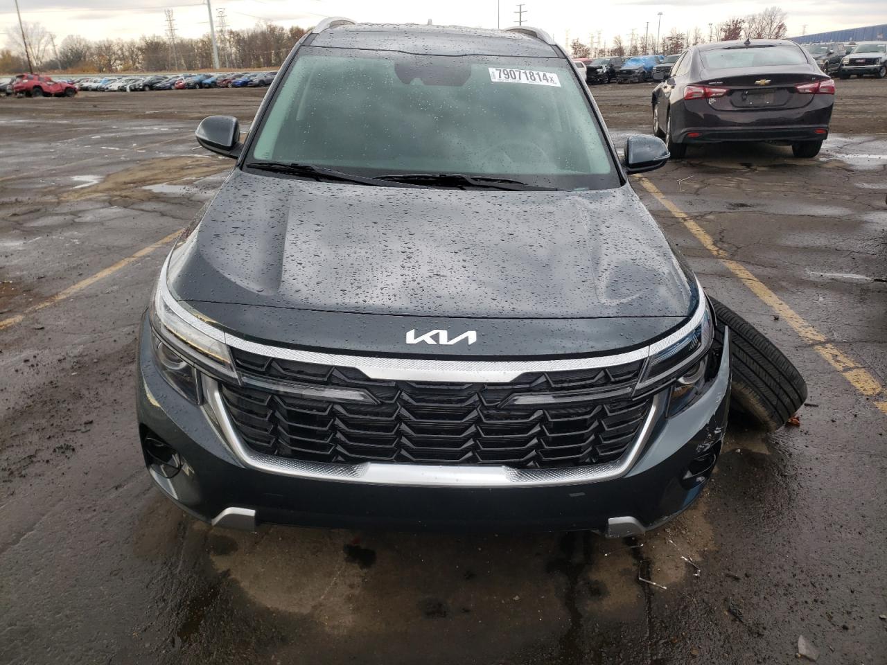 2024 KIA Seltos VIN KNDERCAA7R7619509 Copart auction photo, front end / undercarriage damage thumbnail 5