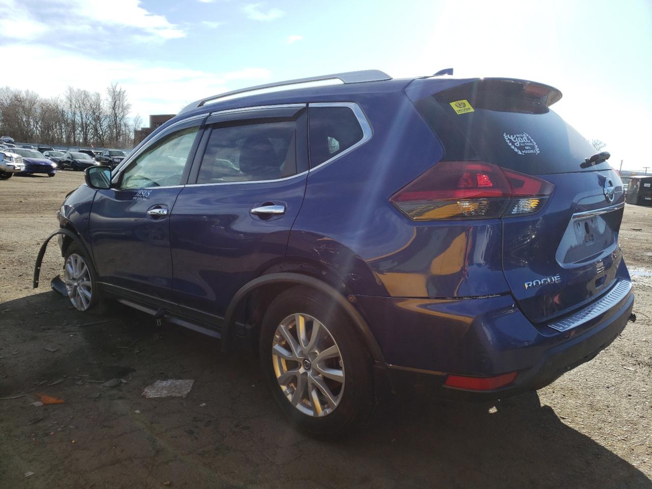 2018 Nissan Rogue VIN KNMAT2MVXJP615158 Copart auction photo, front end / undercarriage damage thumbnail 2