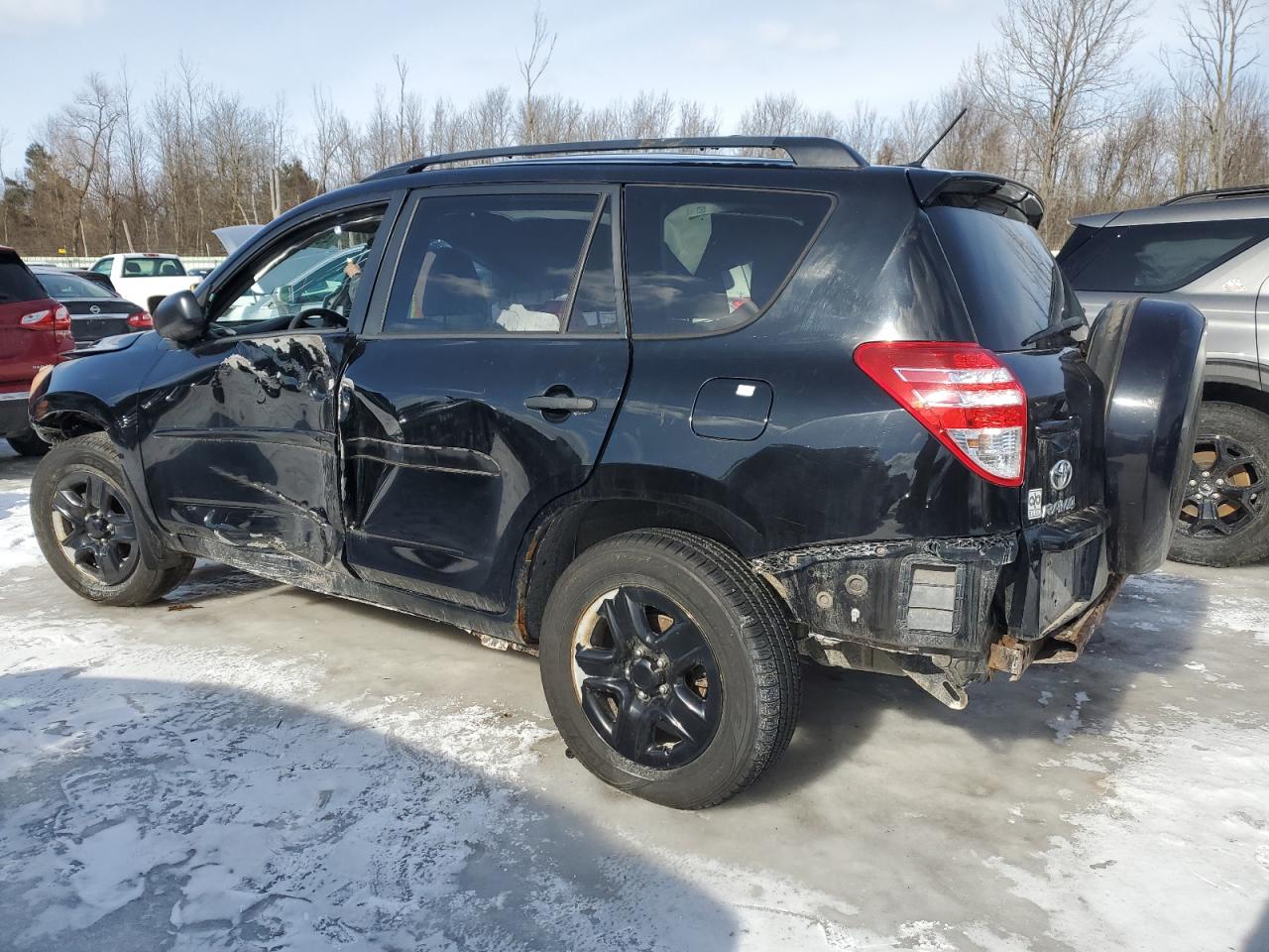 2012 Toyota RAV 4 VIN 2T3BF4DV5CW256431 Copart auction photo, rollover damage thumbnail 2