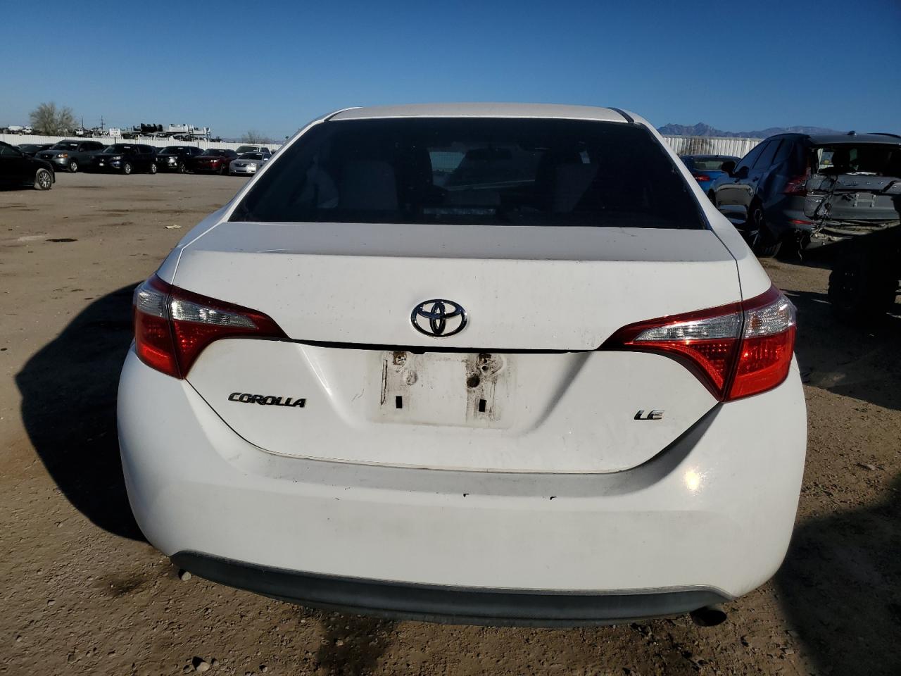 2015 Toyota Corolla VIN 2T1BURHE6FC465995 Copart auction photo, front end / frame damage damage thumbnail 6