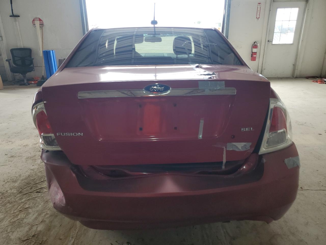 2009 Ford Fusion VIN 3FAHP08Z49R176814 Copart auction photo, rear end / mechanical damage thumbnail 6