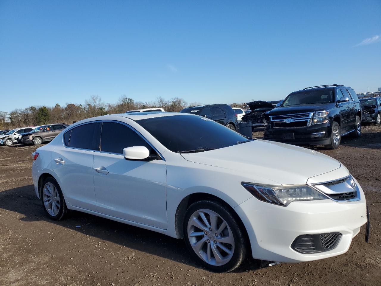 2018 Acura ILX VIN 19UDE2F39JA007168 Copart auction photo, front end / side damage thumbnail 4