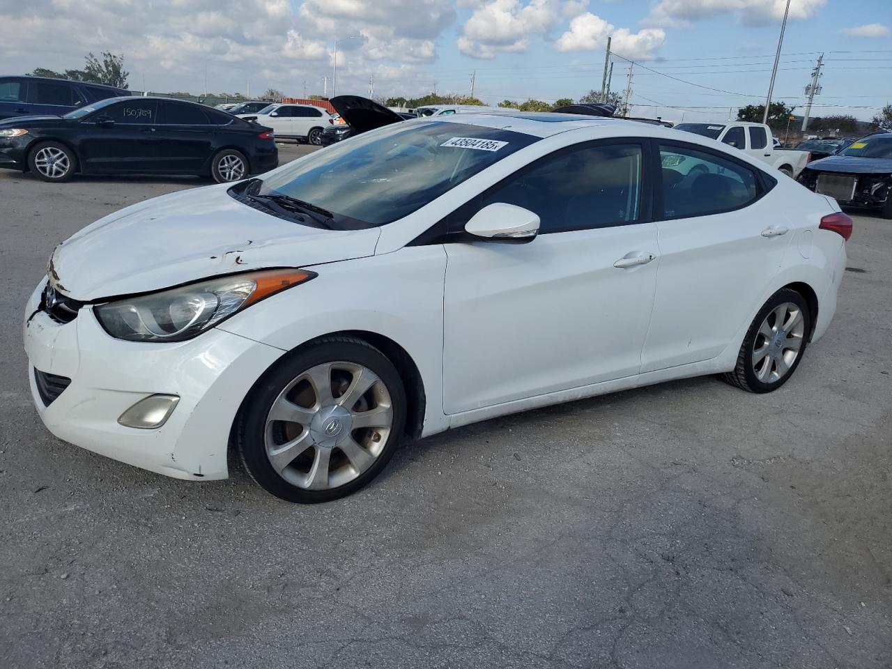 2012 Hyundai Elantra VIN 5NPDH4AE2CH083417