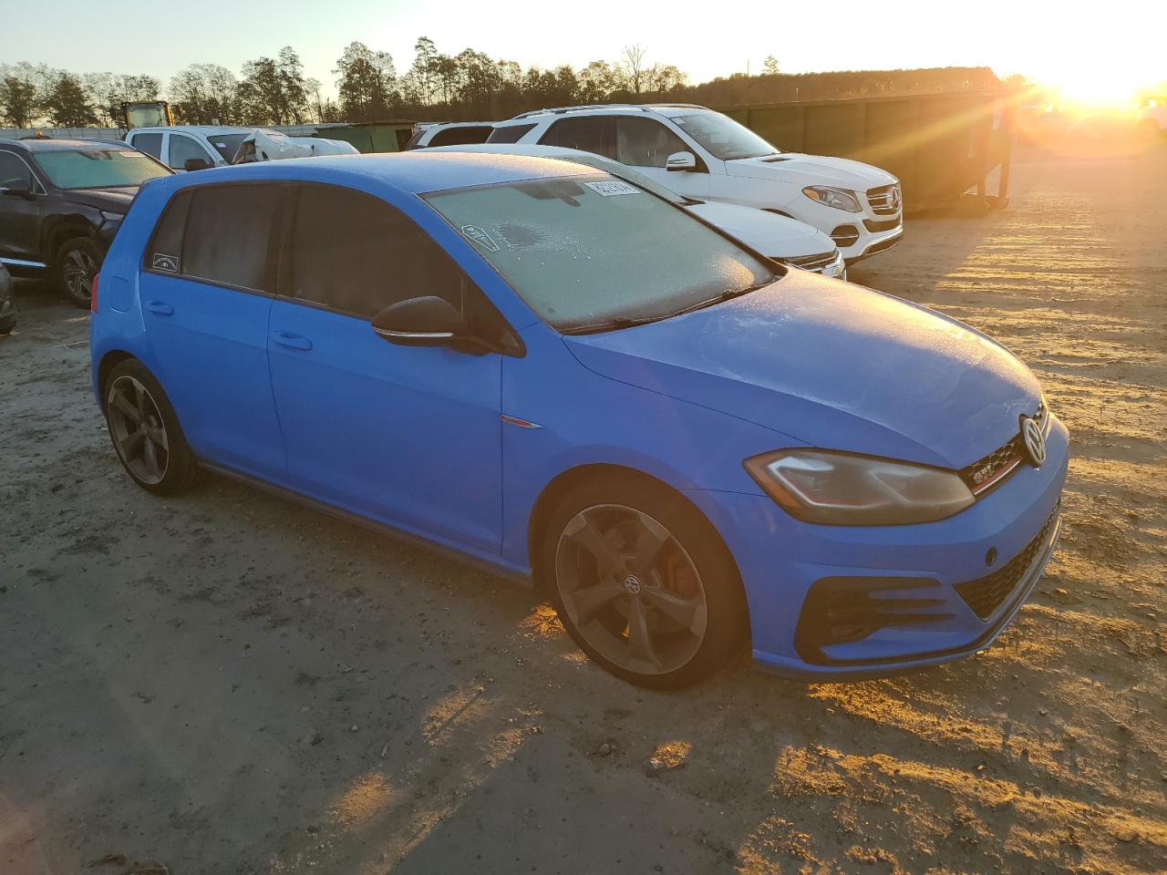 2019 Volkswagen GTI VIN 3VW5T7AU7KM016152 Copart auction photo, undercarriage damage thumbnail 4