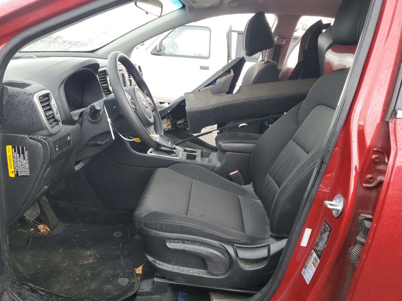 2017 KIA Cadenza VIN KNDPMCACXH7198960 Copart auction photo, side / front end damage thumbnail 7