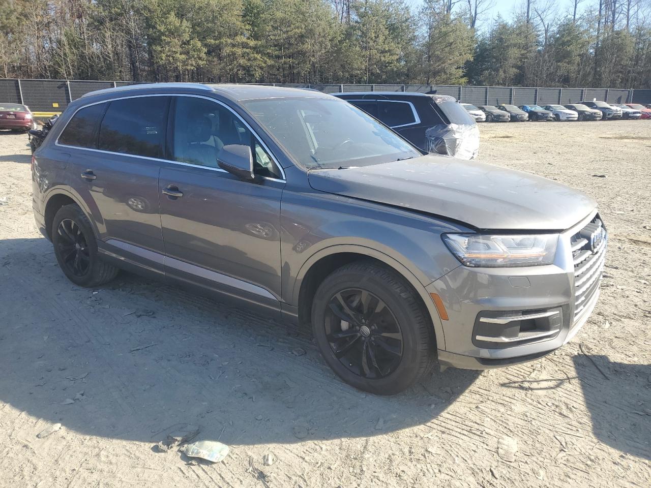 2017 Audi Q7 VIN WA1LAAF79HD032092 Copart auction photo, vandalism / missing/altered vin damage thumbnail 4