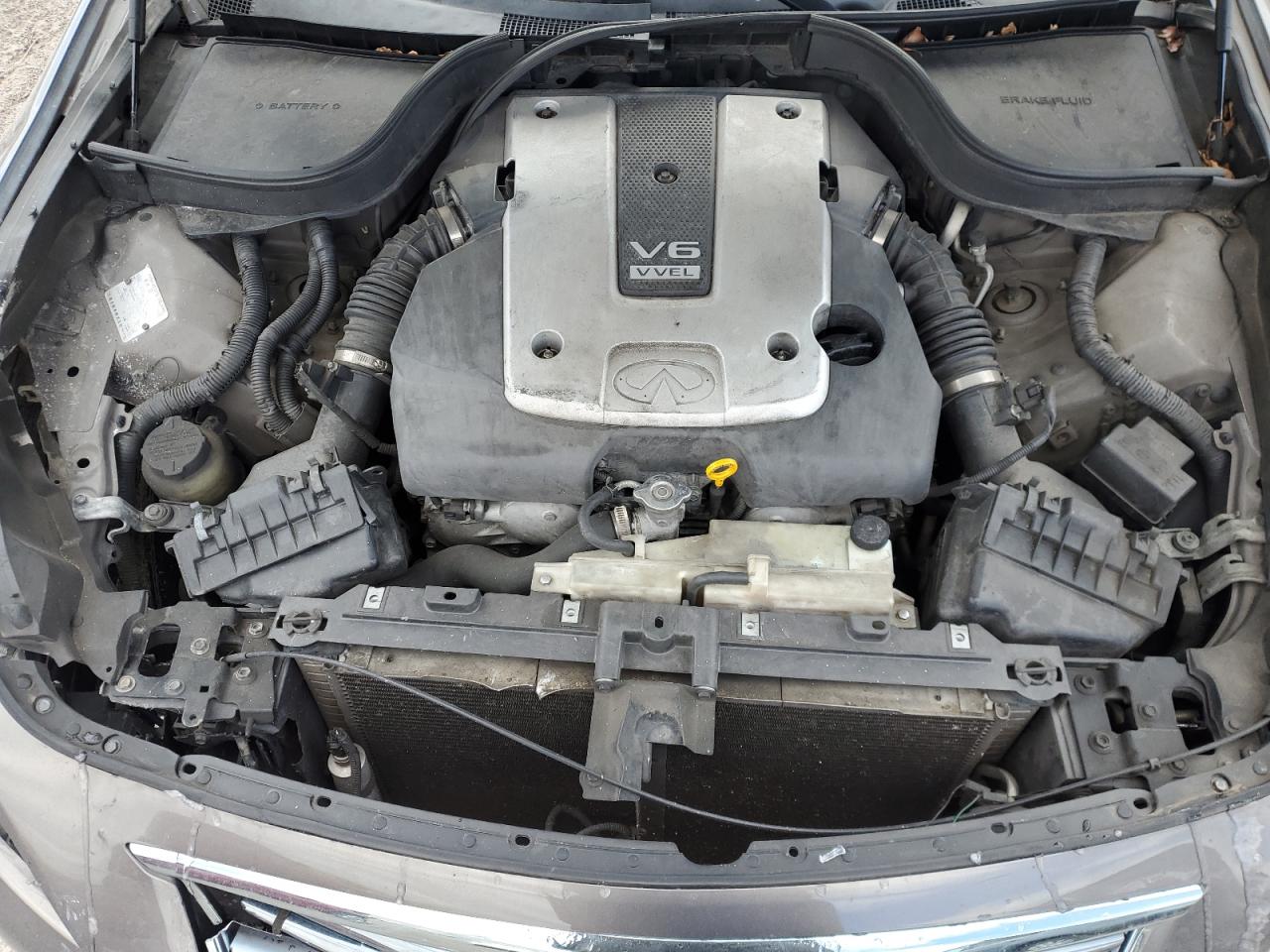 2010 Infiniti G VIN JN1CV6AP4AM407815 Copart auction photo, front end / rear end damage thumbnail 12