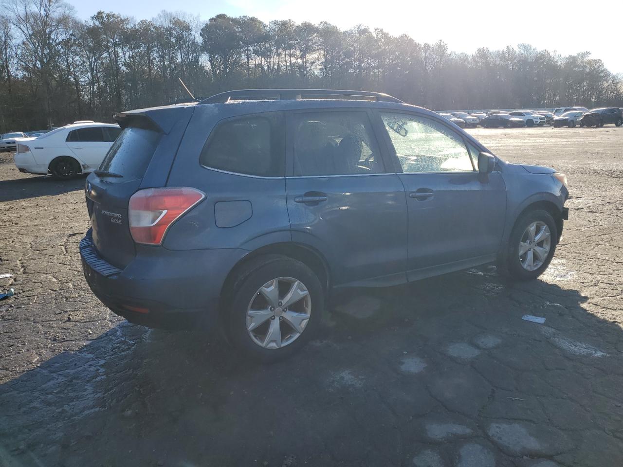 2014 Subaru Forester VIN JF2SJAHC1EH458411 Copart auction photo, front end damage thumbnail 3