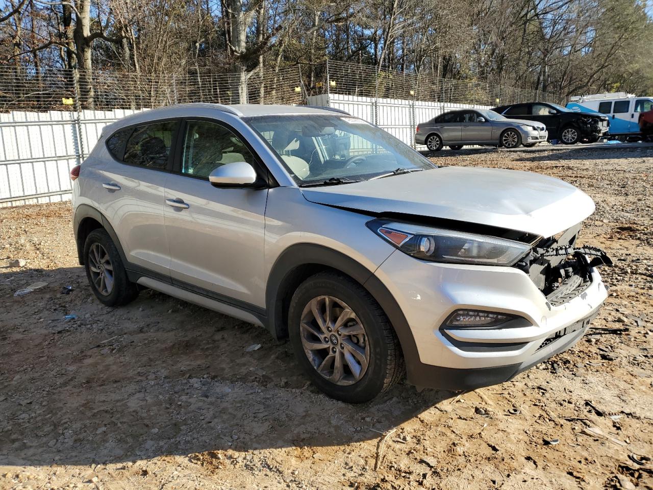 2017 Hyundai Tucson VIN KM8J3CA43HU484759 Copart auction photo, front end damage thumbnail 4