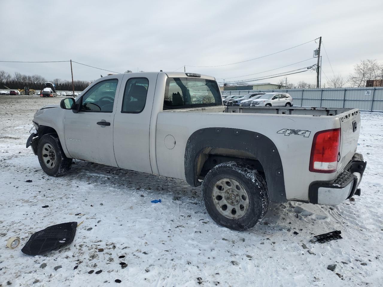 2008 GMC Sierra VIN 2GTEK19J281290758 Copart auction photo, front end damage thumbnail 2