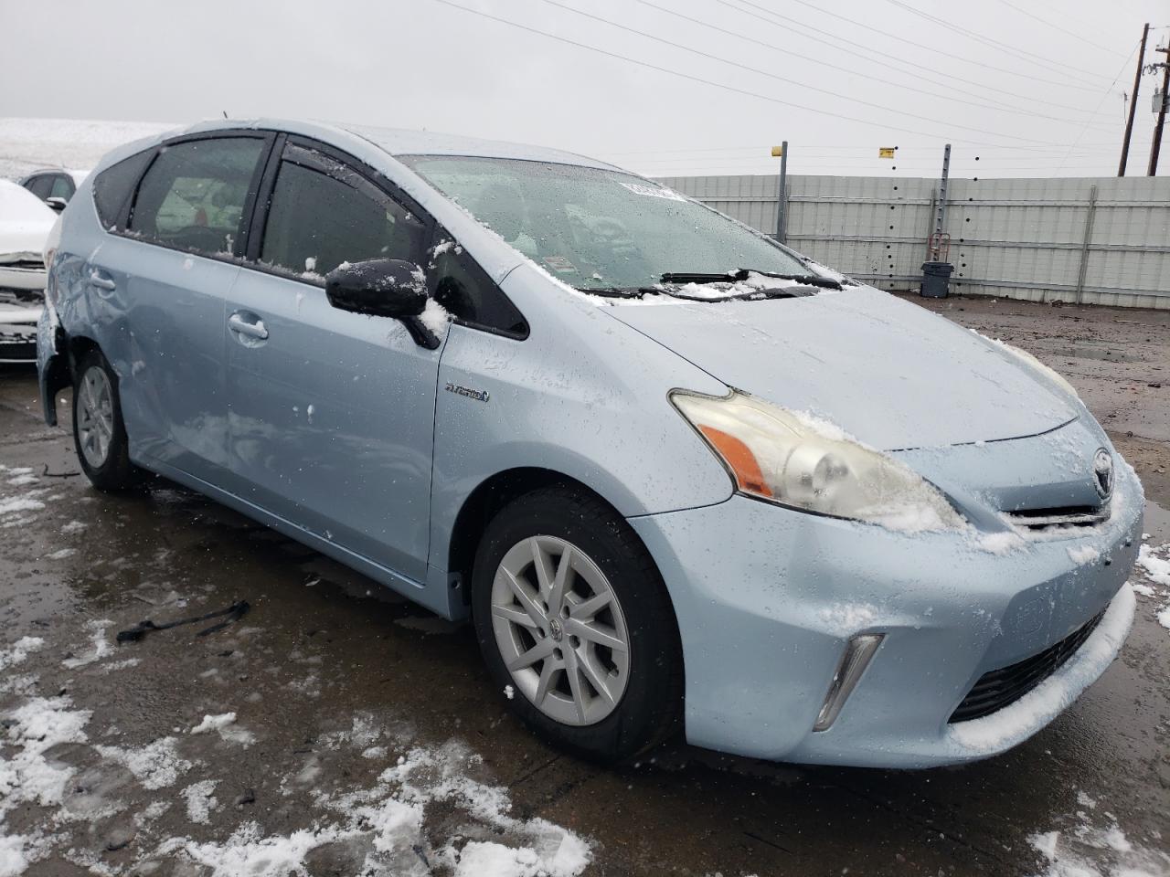 2012 Toyota Prius VIN JTDZN3EU1C3114503 Copart auction photo, rear end / side damage thumbnail 4