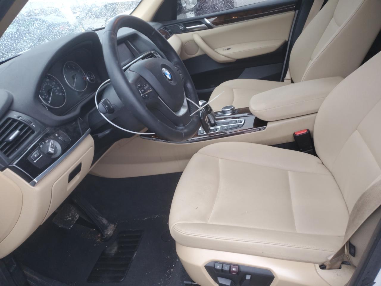2017 BMW X3 VIN 5UXWX9C51H0D99807 Copart auction photo, front end damage thumbnail 7