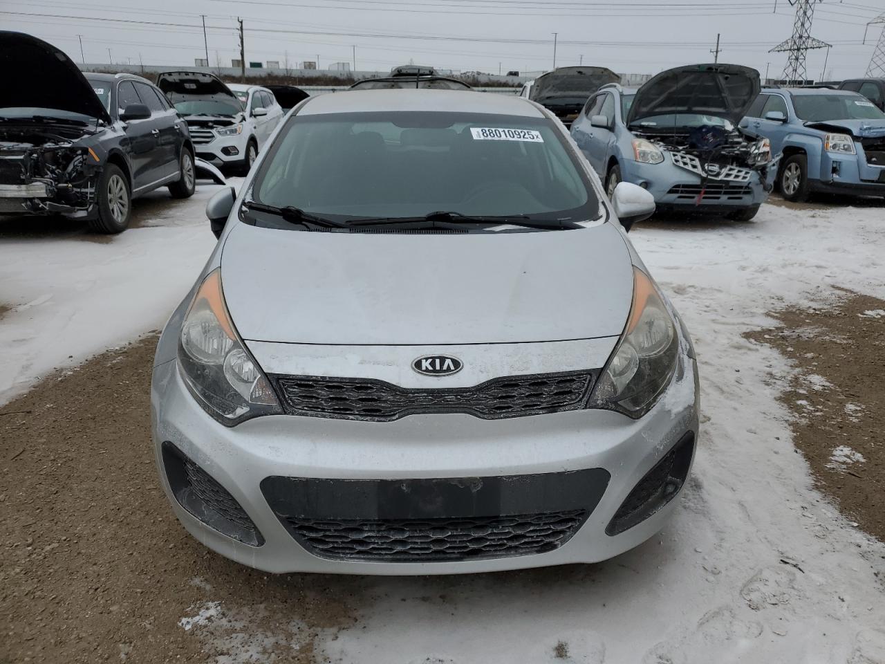 2012 KIA Rio VIN KNADM5A36C6088689 Copart auction photo, rear end damage thumbnail 5