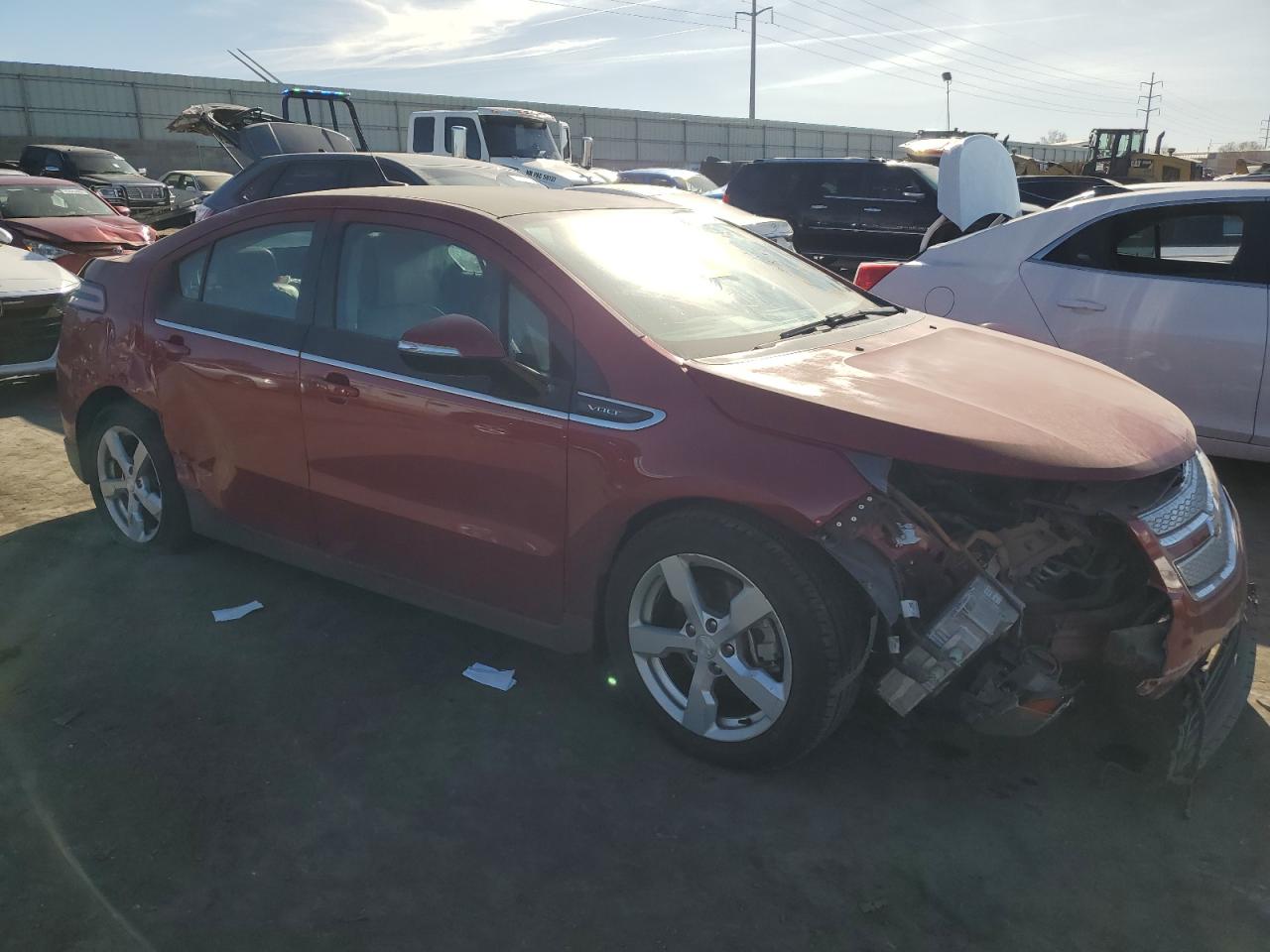 2012 Chevrolet Volt VIN 1G1RB6E47CU106452 Copart auction photo, all over damage thumbnail 4