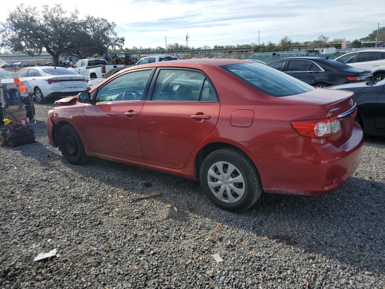2011 Toyota Corolla VIN JTDBU4EEXB9131279 Copart auction photo, front end / side damage thumbnail 2