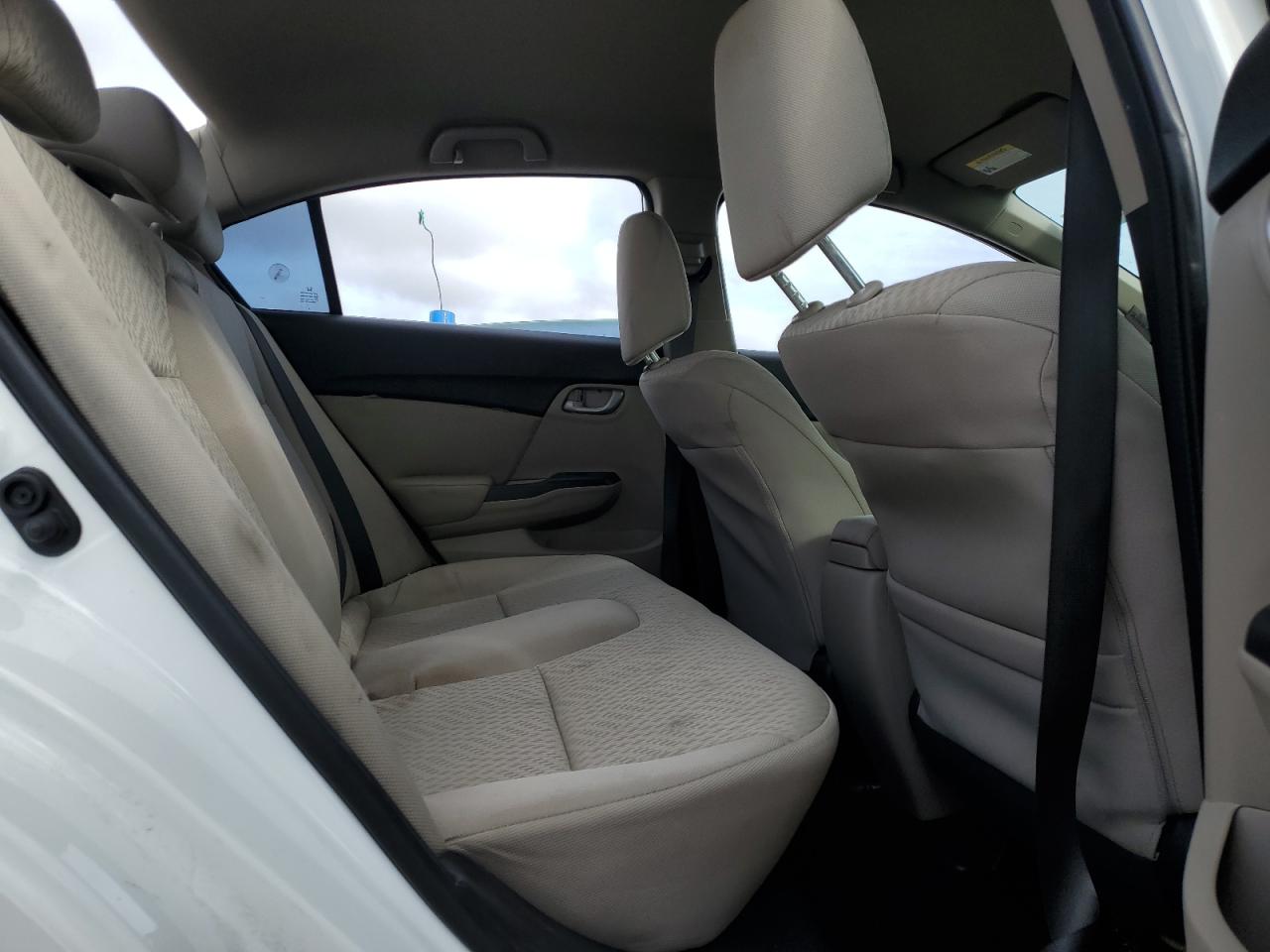2014 Honda Civic VIN 2HGFB2F64EH509296 Copart auction photo, front end / rear end damage thumbnail 10
