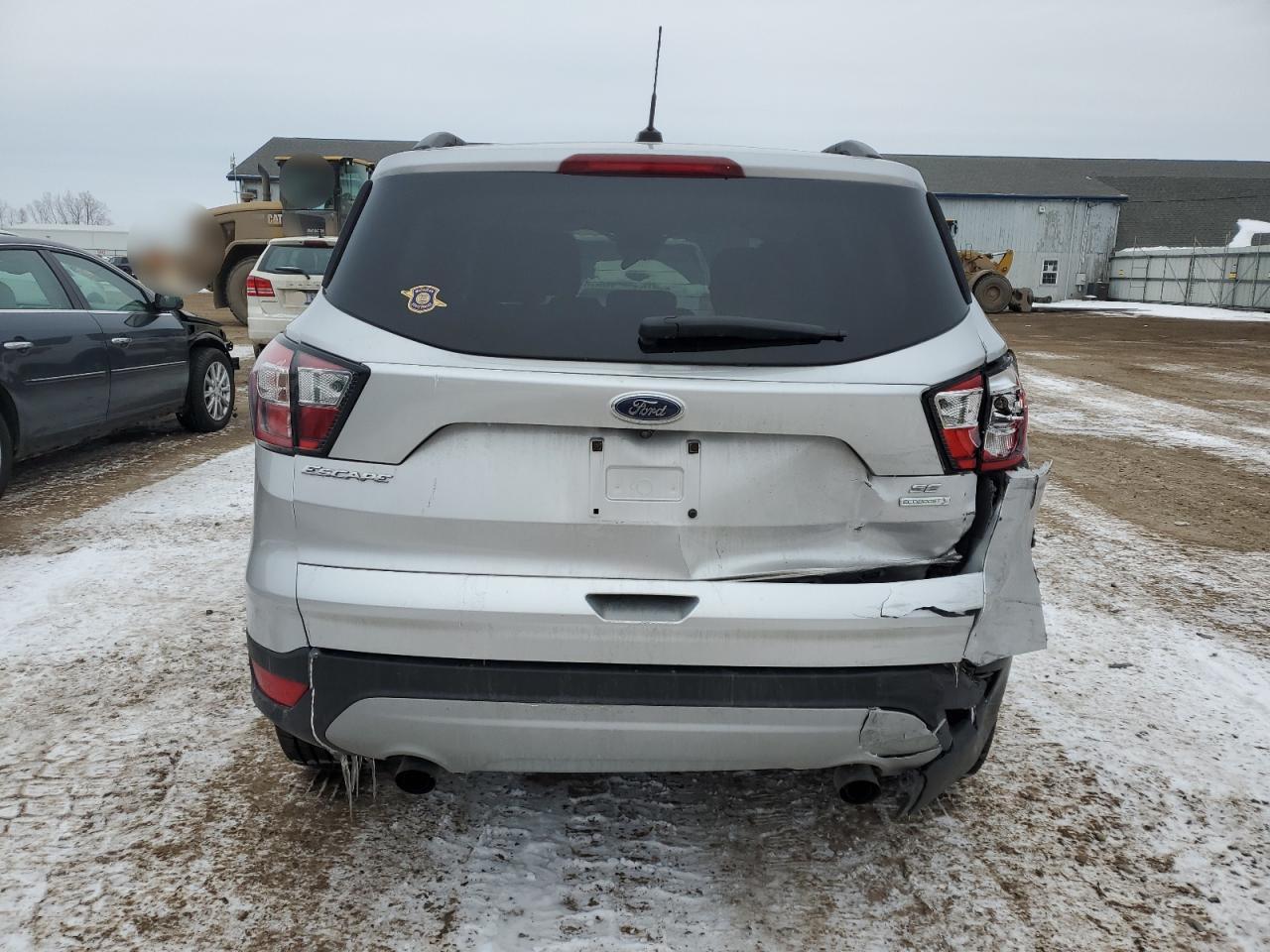 2018 Ford Escape VIN 1FMCU0G98JUC41364 Copart auction photo, rear end / side damage thumbnail 6