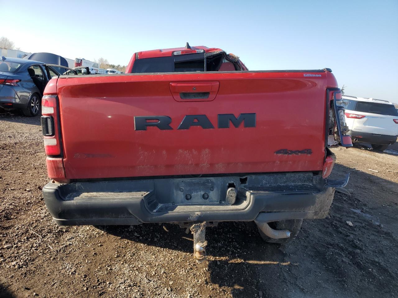 2019 RAM 1500 VIN 1C6RRFEG7KN820174 Copart auction photo, rollover damage thumbnail 6