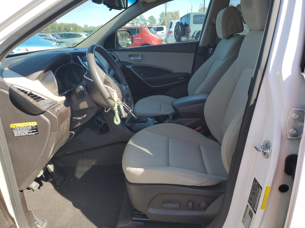 2017 Hyundai Santa Fe VIN KM8SM4HF2HU233469 Copart auction photo, front end damage thumbnail 7