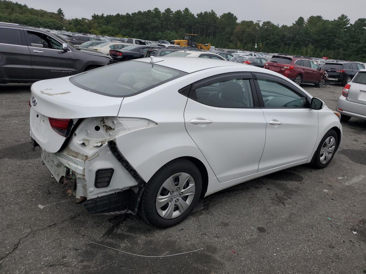 2016 Hyundai Elantra VIN 5NPDH4AE0GH683102 Copart auction photo, rear end damage thumbnail 3