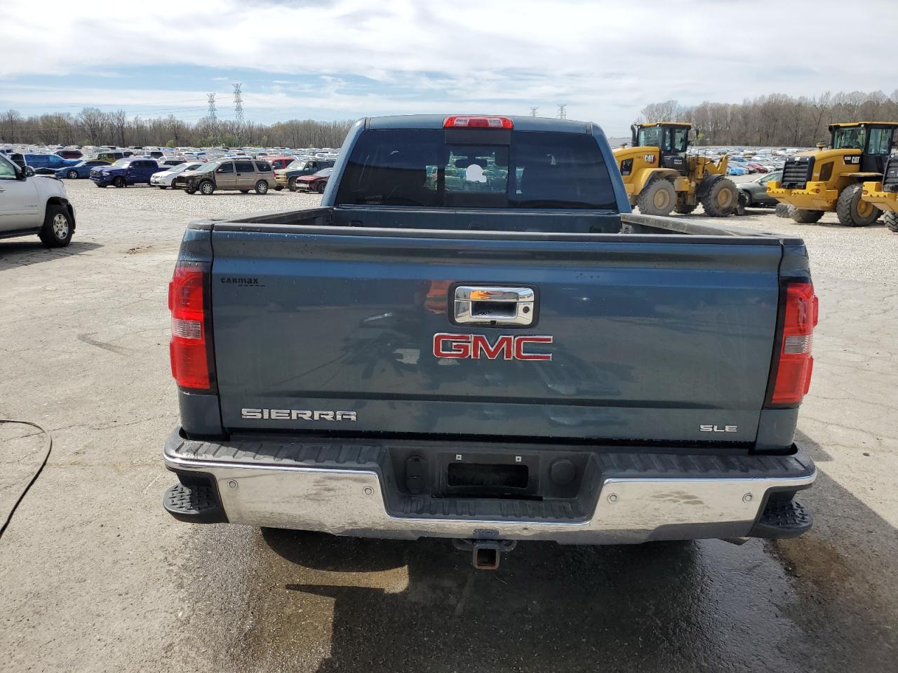 2014 GMC Sierra VIN 1GTR1UEH7EZ148109 Copart auction photo, front end / side damage thumbnail 6
