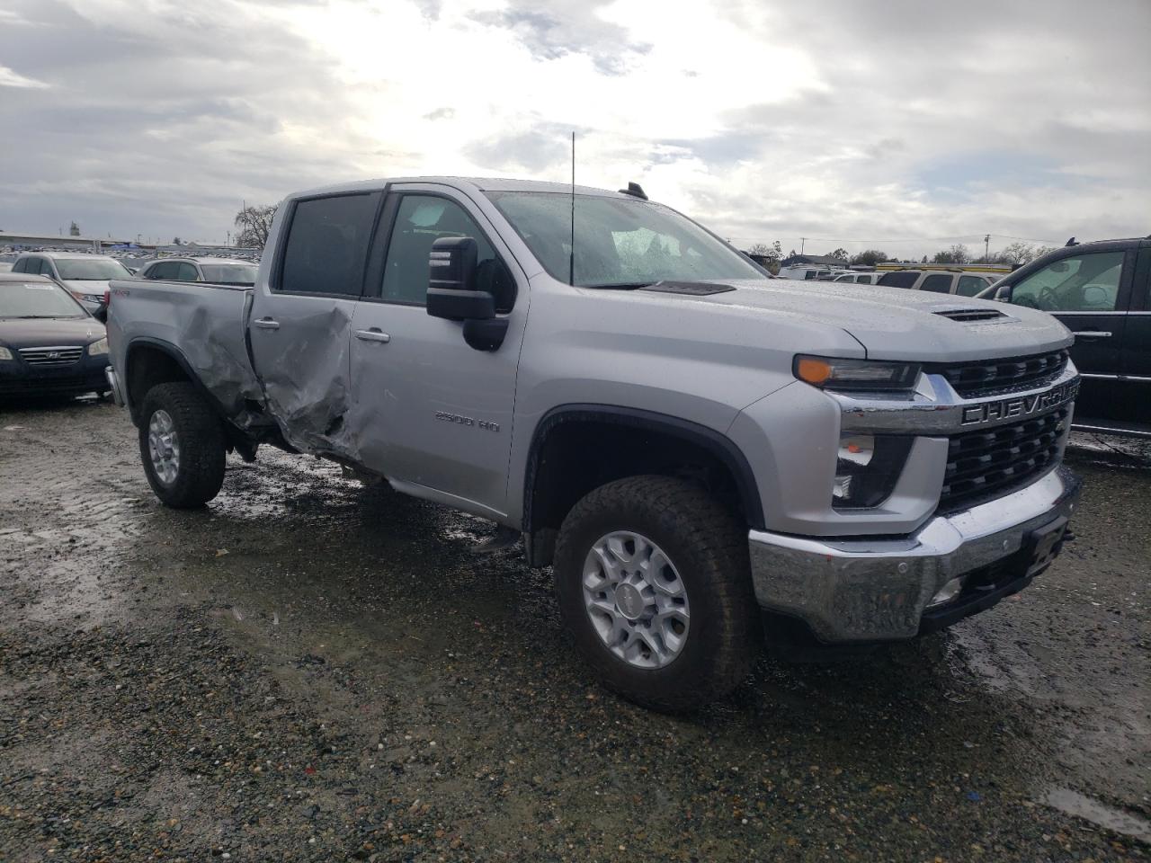 2022 Chevrolet Silverado VIN 2GC4YNE78N1215604 Copart auction photo, side damage thumbnail 4