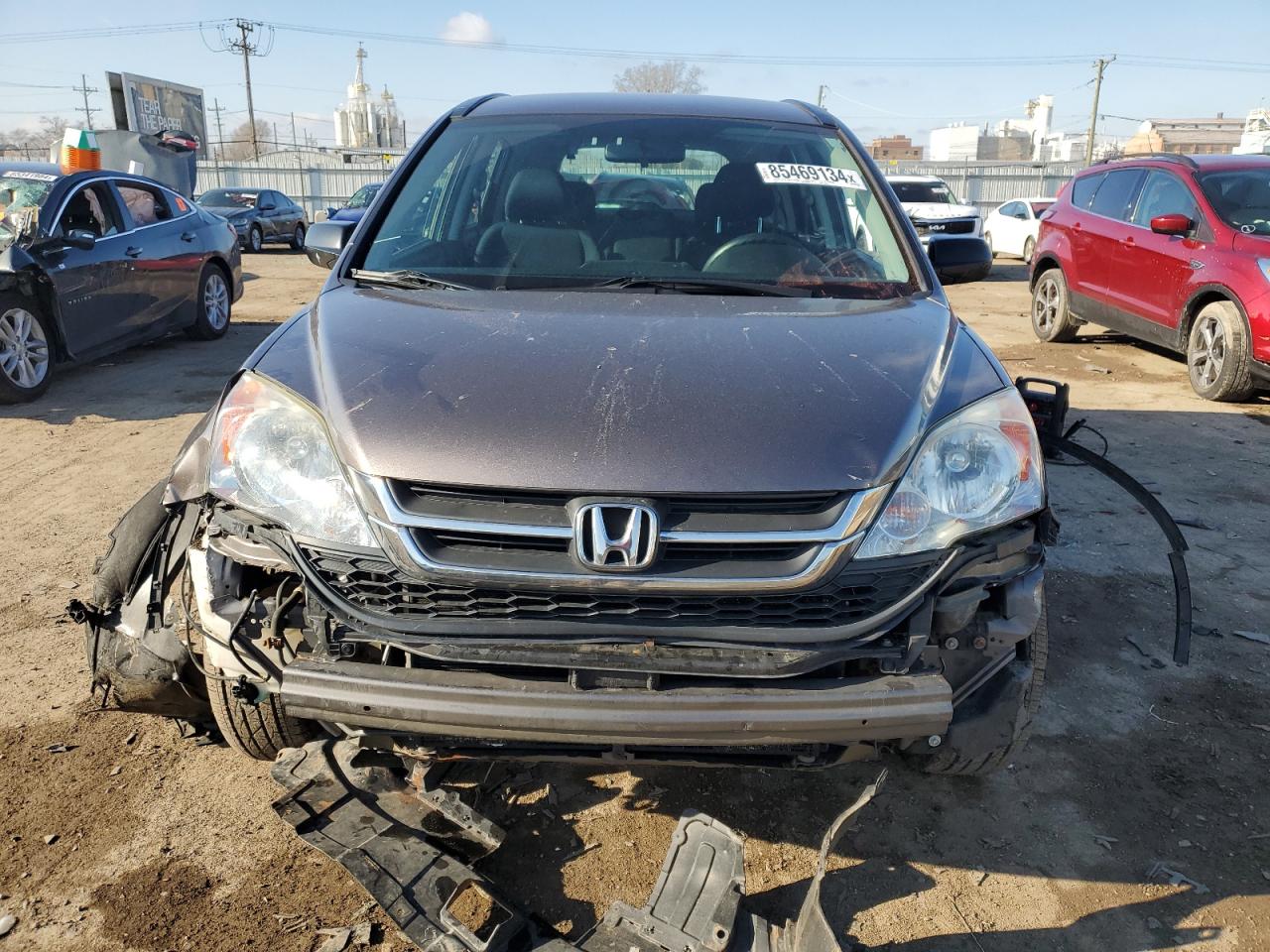 2011 Honda CR-V VIN 5J6RE3H35BL052955 Copart auction photo, all over damage thumbnail 5