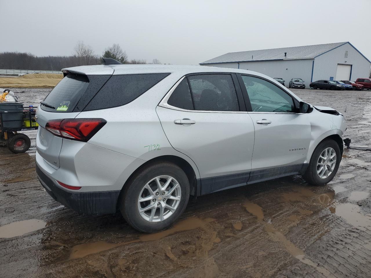 2022 Chevrolet Equinox VIN 3GNAXKEV5NL239304 Copart auction photo, front end damage thumbnail 3