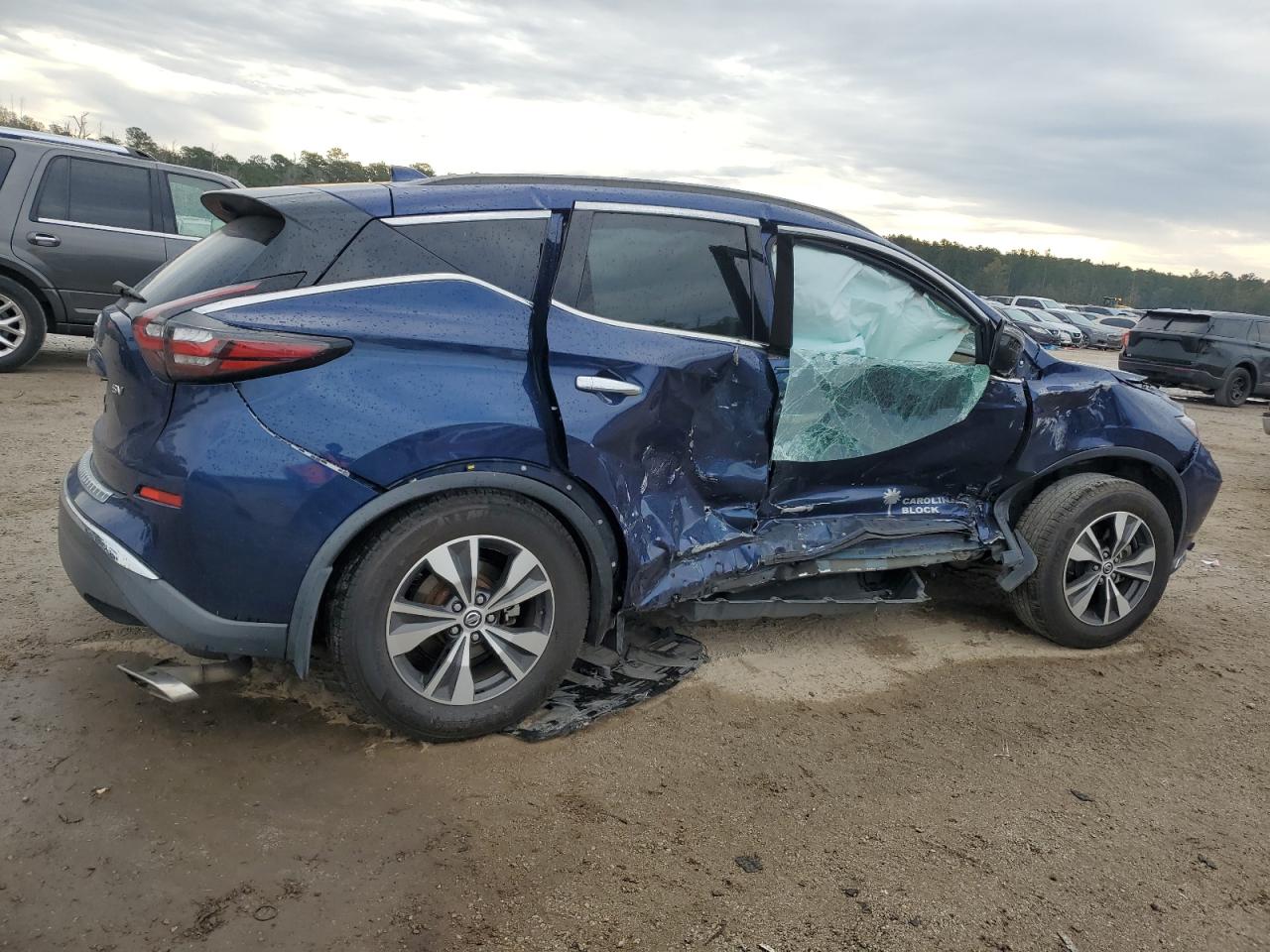 2019 Nissan Murano VIN 5N1AZ2MJ8KN163909 Copart auction photo, all over damage thumbnail 3