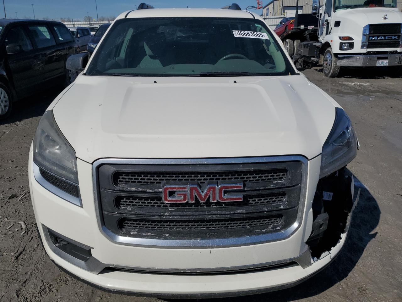 2013 GMC Acadia VIN 1GKKRNED1DJ151568 Copart auction photo, side / front end damage thumbnail 5