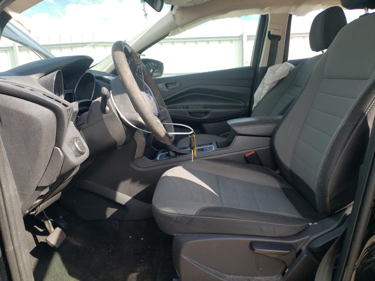 2017 Ford Escape VIN 1FMCU0F76HUE61497 Copart auction photo, side damage thumbnail 7