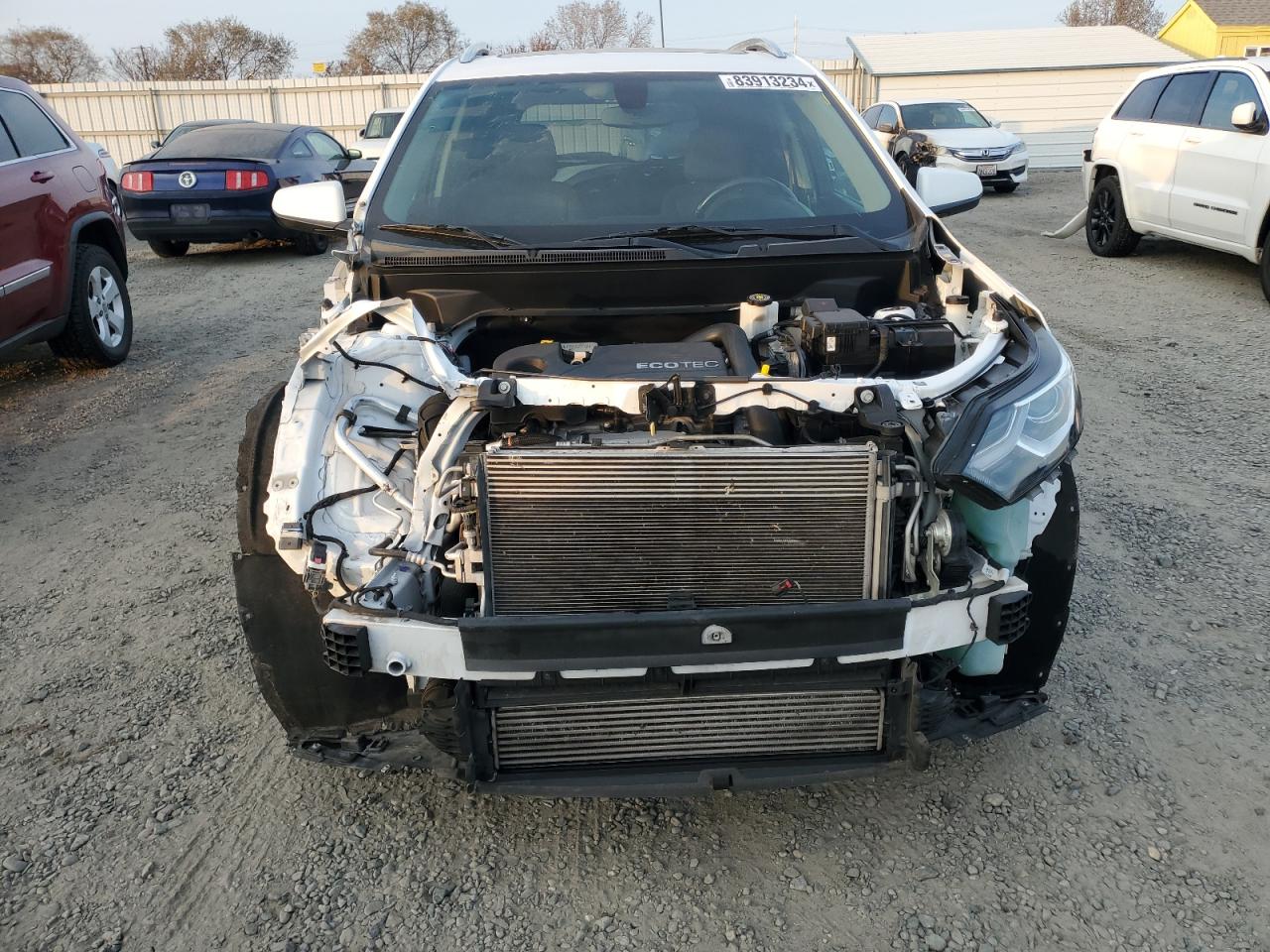 2018 Chevrolet Equinox VIN 2GNAXSEVXJ6319485 Copart auction photo, front end damage thumbnail 5